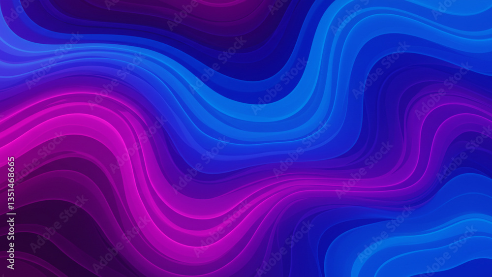Poster ultraviolet spectrum reveals abstract waves in a glowing form. this can be used as a background for 