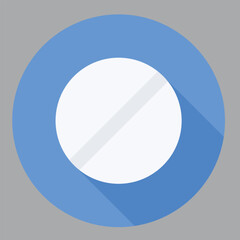 Circular icon representing simplicity, unity, balance, and modern design elements.