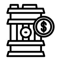 Oil Purchase Icon Style