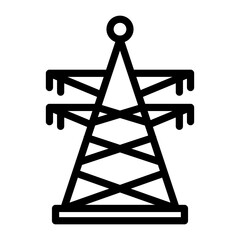 Transmission Tower Icon Style