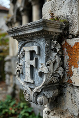 antique, volumetric, realistic, alphabet, font, numbers, typography, classic, historical, vintage, ancient, ornate, decorative, elegant, embossed, 3D, carved, relief, golden, stone, marble, metal, bro