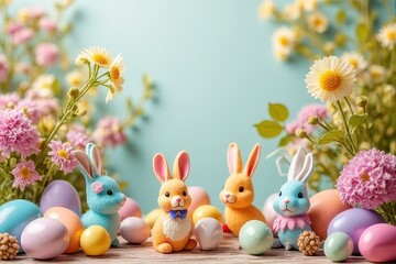 Obraz premium Creative Easter Radio Broadcasts: Enriching the Airwaves with Thematic Ambience