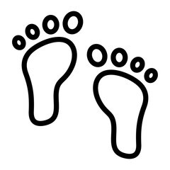 Footprint Icon Style