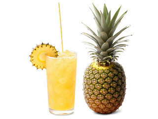 Tepache (Ananas comosus) Fermented pineapple beverage with a tangy, slightly effervescent flavor, served chilled as a refreshing drink. A beloved