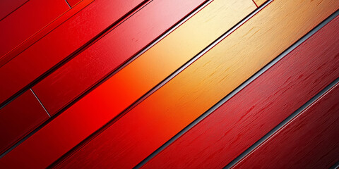 Industrial steel background with bright red or orange diagonal stripes