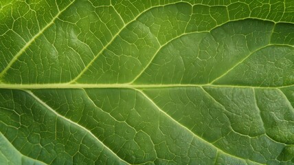 Close Up of Green Leaf with Iridescent Specks