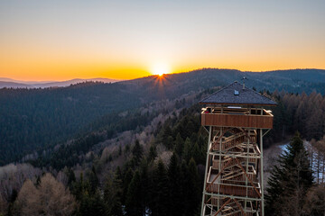 Wieża Malnik, wschód słońca  © Maciej G. Szling