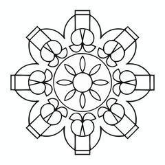 Hand-Drawn Mandala Art for Meditation