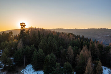 Wieża Malnik, Małopololska, Poland, wiosna 25, © Maciej G. Szling