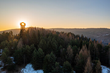 Wieża Malnik, Małopololska, Poland, wiosna 25, © Maciej G. Szling