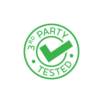 3rd party tested icon 
