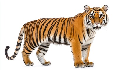 Obraz premium Majestic tiger roaming in nature wildlife photography captivating environment close-up view