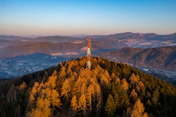 Przekaźnik TV, góra Malnik Muszyna © Maciej G. Szling