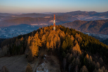 Przekaźnik TV, góra Malnik Muszyna © Maciej G. Szling