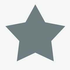 Star icon, representing excellence, achievement, recognition, and a shining symbol.
