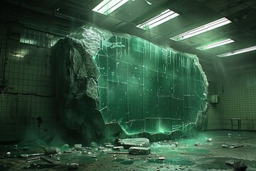 the wall at glass sheat UHD wallpaper