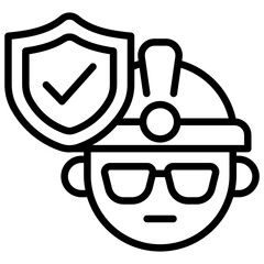 Safety At Work Icon
