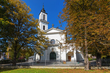 Katolicki kości&oacute;ł w Krynicy.