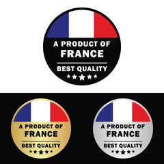 Made in France Make in France Organic Genuine Seal Tag Stamp Badge Made with Love Product of France