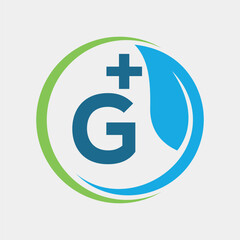 G Letter With Clinical Health Care Logo
