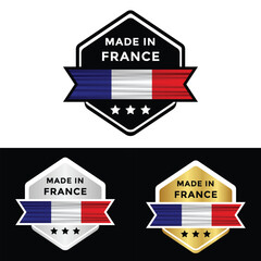 Made in France Make in France Organic Genuine Seal Tag Stamp Badge Made with Love Product of France