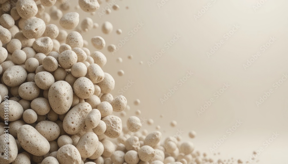 Poster natural stone formation process abstract background high-resolution image minimalist environment art