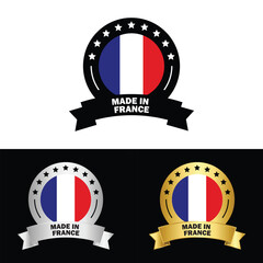 Made in France Make in France Organic Genuine Seal Tag Stamp Badge Made with Love Product of France