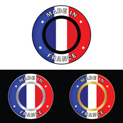 Made in France Make in France Organic Genuine Seal Tag Stamp Badge Made with Love Product of France