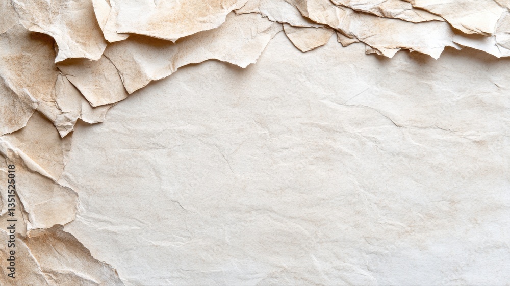 Poster abstract textured paper background with torn edges, ideal for design projects and creative inspirati