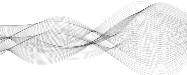 Vector wave digital black,and gray blend futuristic technology flow tech transparent line stripe energy digital gradient transparent tech curve creative technology flowing smooth diagonal white .