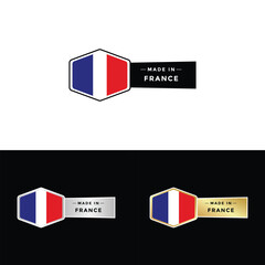 Made in France Make in France Organic Genuine Seal Tag Stamp Badge Made with Love Product of France