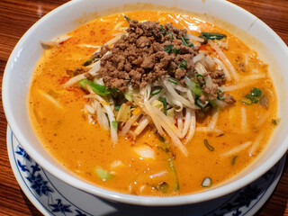 中華料理　担々麺　横浜中華街