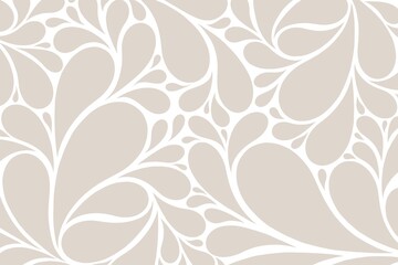 Luxury seamless pattern with petals flower. Modern stylish floral background.