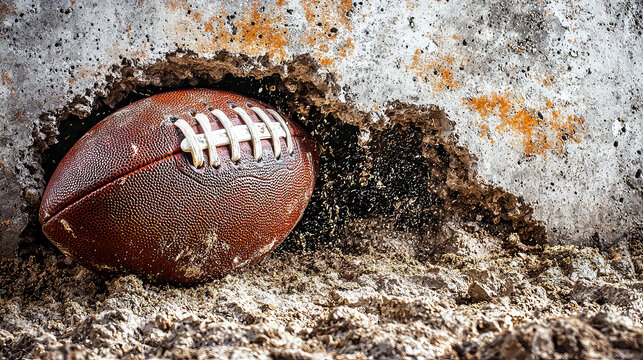 American Football in a Broken Wall: A Gridiron Showdown
