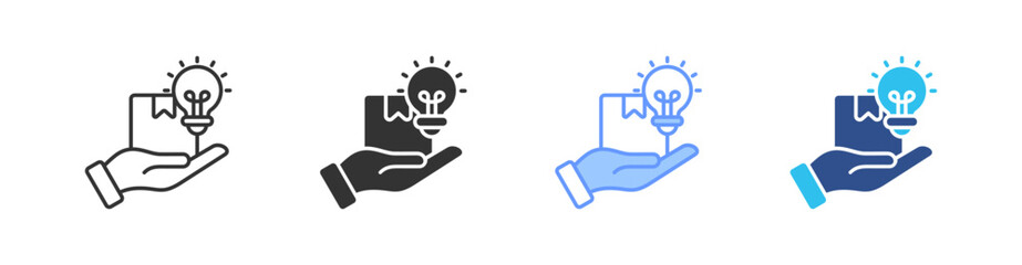 New Product Multi Style Icon Set Vector 