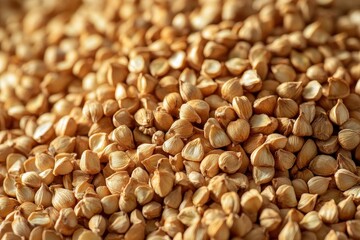 Fototapeta premium A close up image featuring a pile of natural food kernels