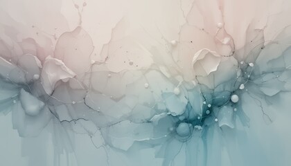 Abstract Teal Pink Alcohol Ink Art Fluid Painting Background