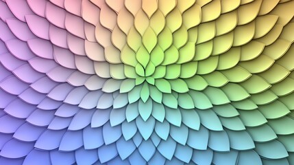 Colorful Scales in Gradient Pattern with Soft Lighting and Textured Background