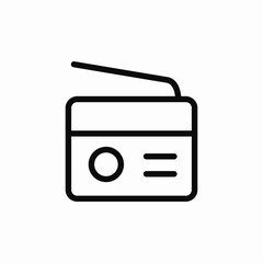 tape recorder icon vector sign