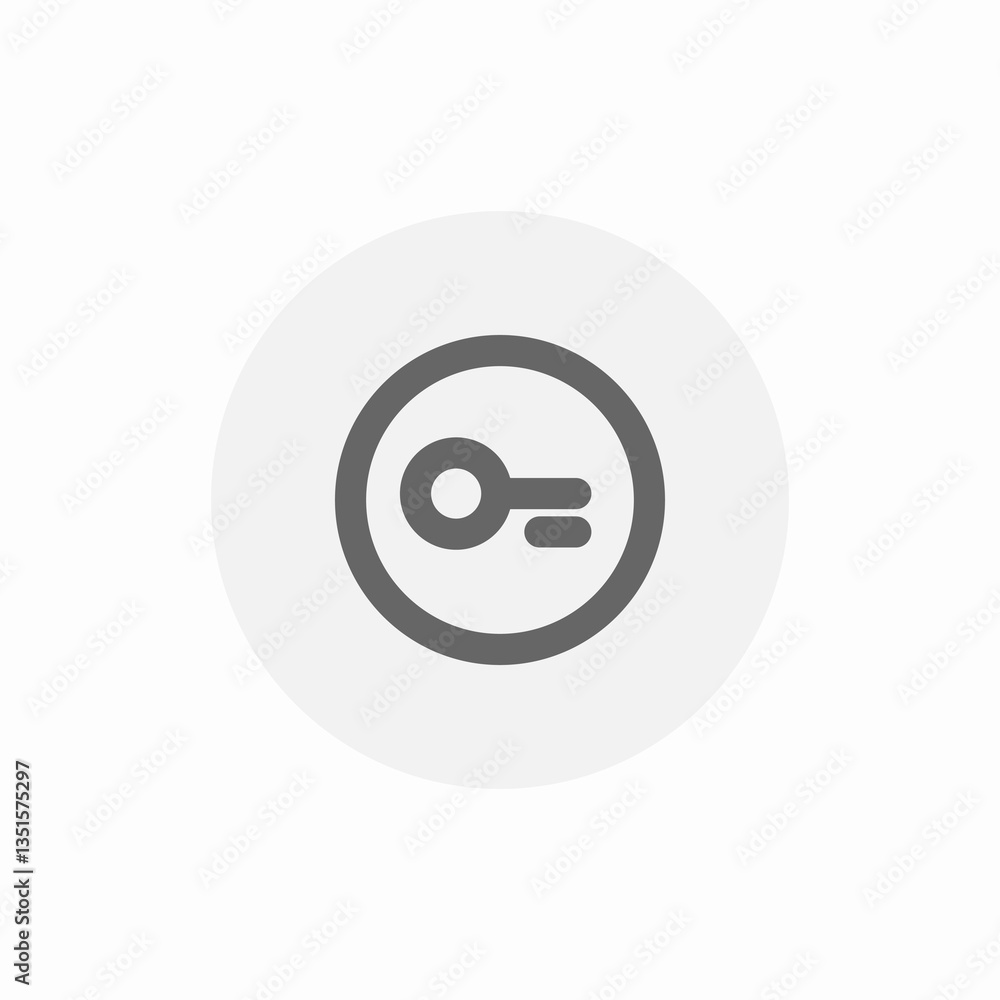 Poster security password access icon vector sign