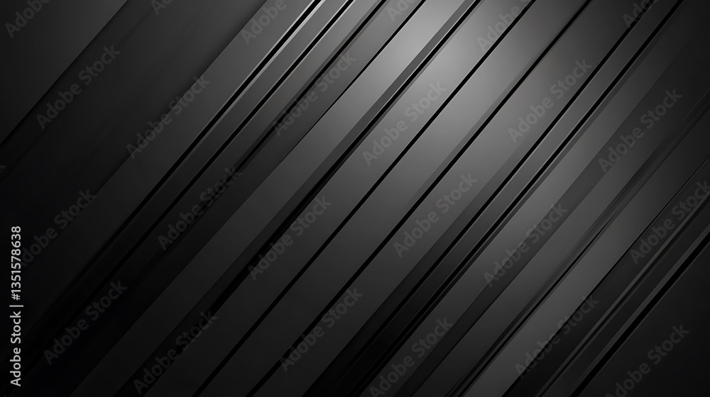 Poster dark deep black dynamic abstract background with diagonal lines. modern creative halftone premium gr