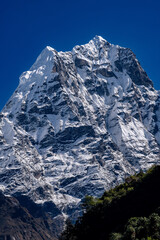Ama Dablam, Nepal, on the way to the Everst Base Camp, EBC trekking, Epic Mountain, Mount Ama...