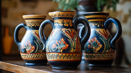 Handcrafted Greek Souvenir Pitchers – Traditional Ceramic Decor and Unique Gift Ideas