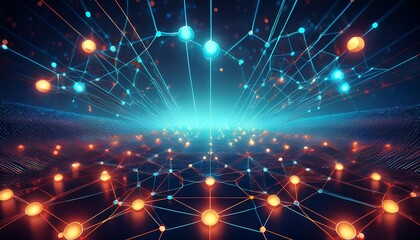 Obraz premium concept of network