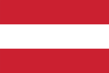 National flag of Austria vector image