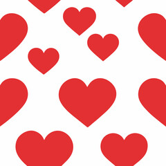 Love shape shameless pattern design