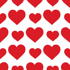 Love shape shameless pattern design