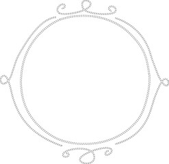 Circle frame