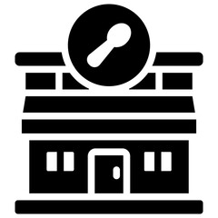 Restaurant Glyph Icon
