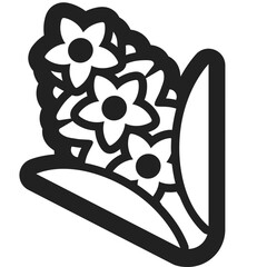 Hyacinth Flower Icon
